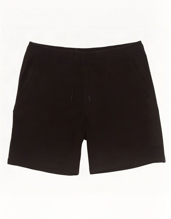 Zara Herre Chino Shorts XL W34 Sort Bomuld