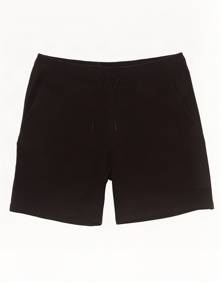 Zara Herre Chino Shorts XL W34 Sort Bomuld