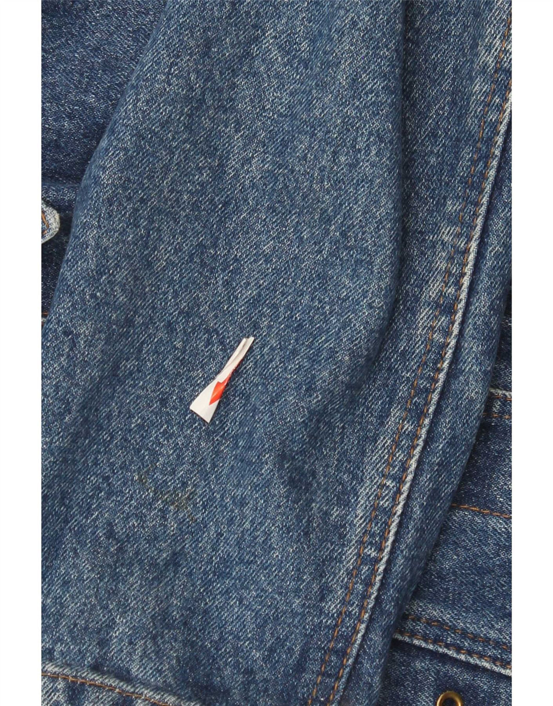 Doringo Dame Crop Denim Jacket UK 10 Small Blue Cotton
