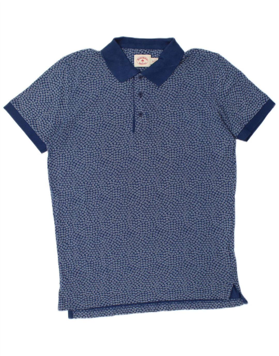 Brooks Brothers herre poloshirt Medium Blue Floral Bomuld