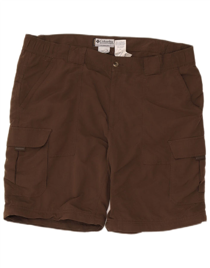 Columbia Herre Cargo Shorts W40 XL Brun Nylon