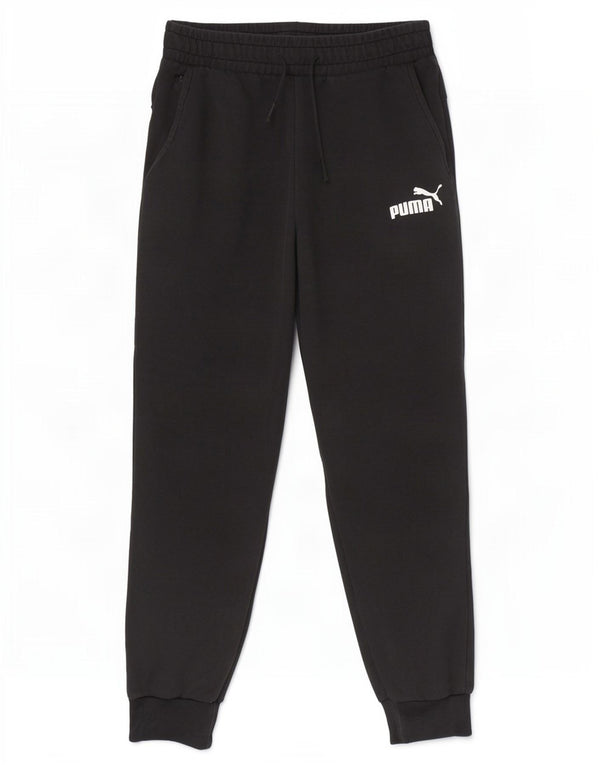 Puma Mens Tracksuit Trousers Joggers Medium Navy Blue Cotton