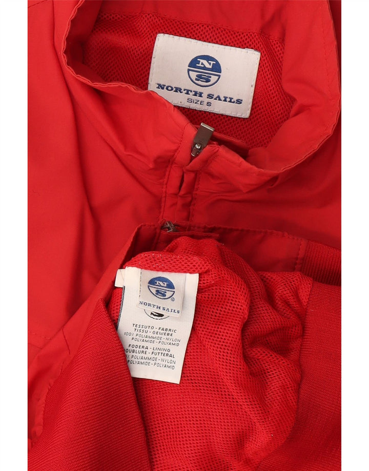 North Sails Herre Bomber Jacket UK 36 Lille Rød Polyamid