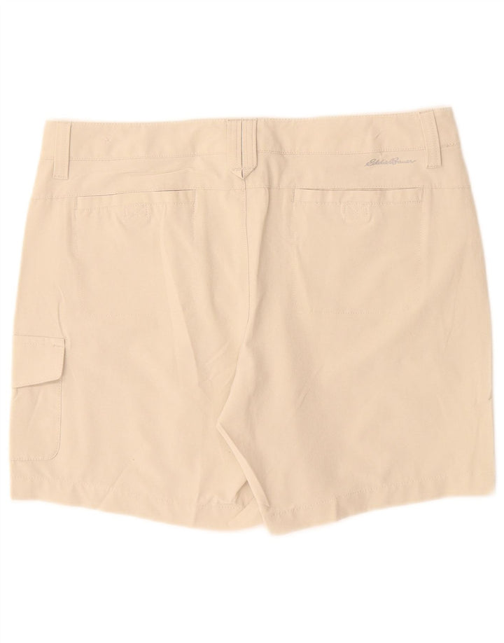 Eddie Bauer Cargo Shorts til kvinder US 8 Medium W30 Beige Polyester