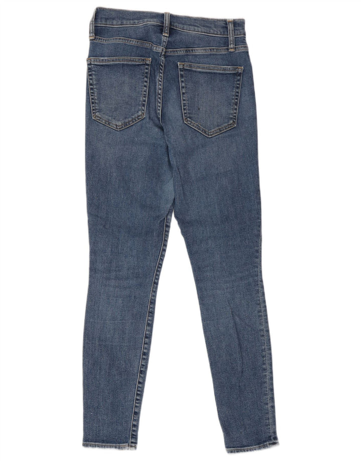 Gap Dame Højtliggende Skinny Jeans W27 L27 Blå