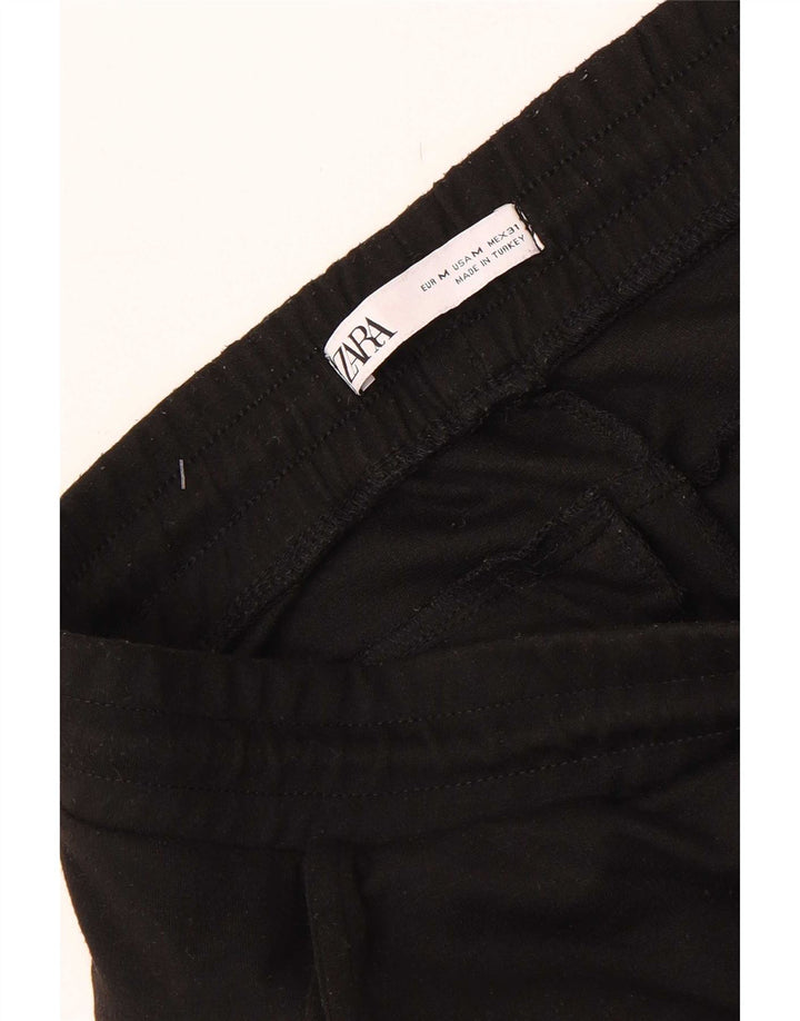 Zara Herre Crop træningsdragt Bukser Joggers Medium Sort