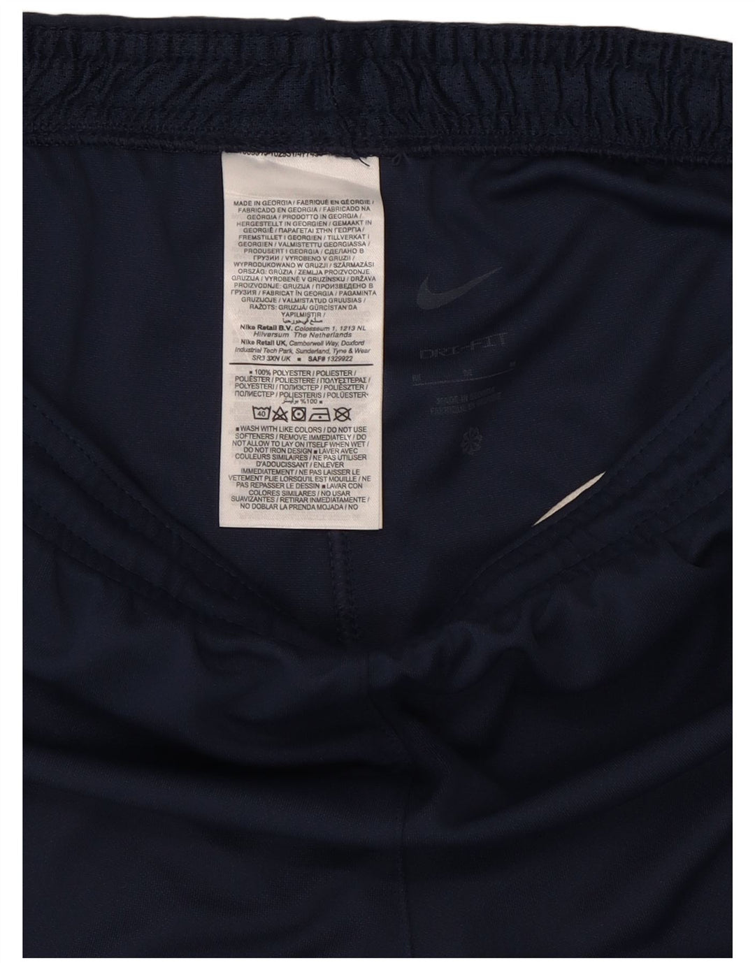 Nike Herre Dri Fit Sportshorts Medium Navyblå Polyester