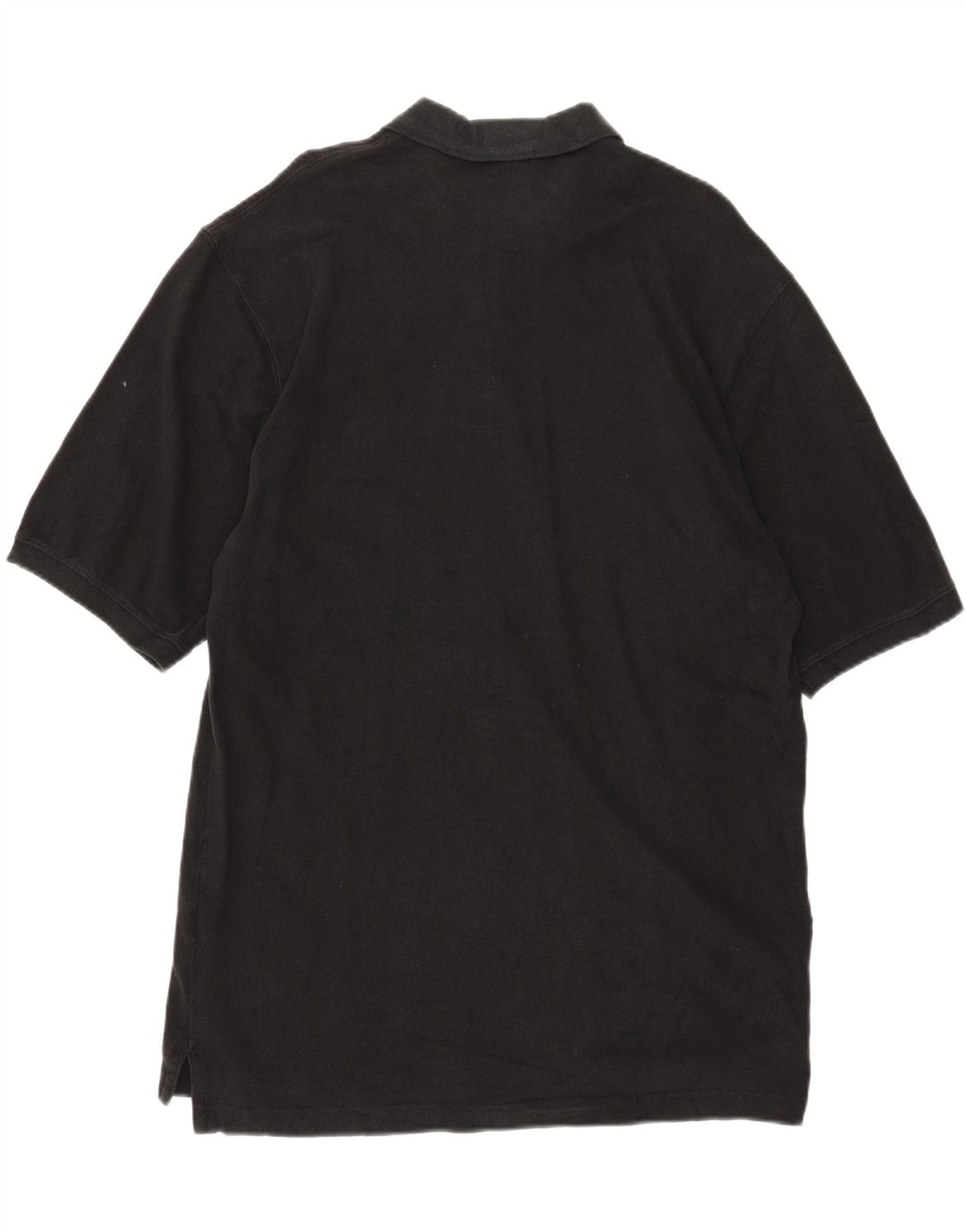 EDDIE BAUER Mens Polo Shirt Large Black Cotton Vintage Eddie Bauer and Second-Hand Eddie Bauer from Messina Hembry 