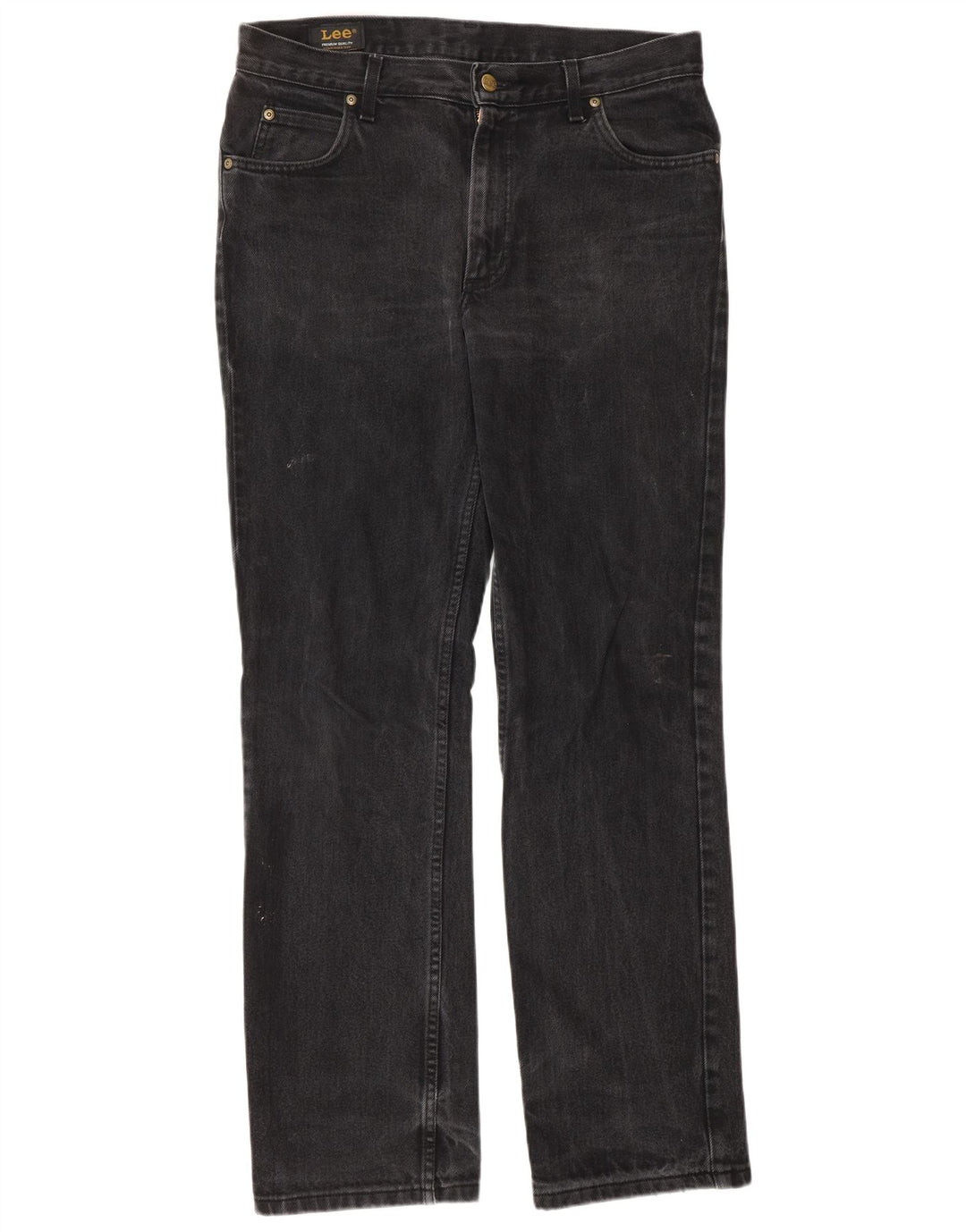 LEE Herre Detroit Straight Jeans W34 L34 Grå Bomuld