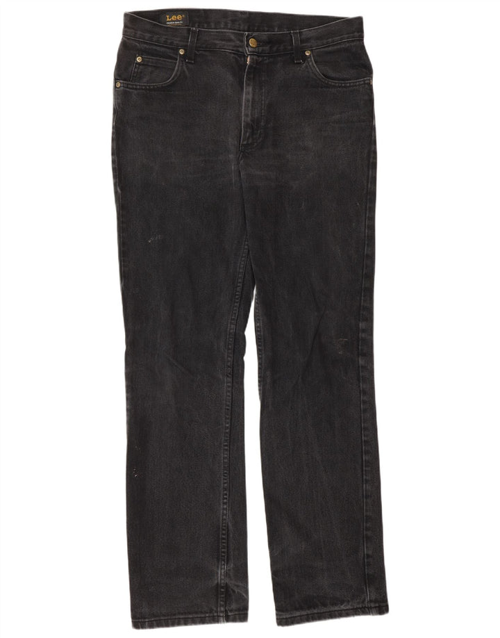 LEE Herre Detroit Straight Jeans W34 L34 Grå Bomuld