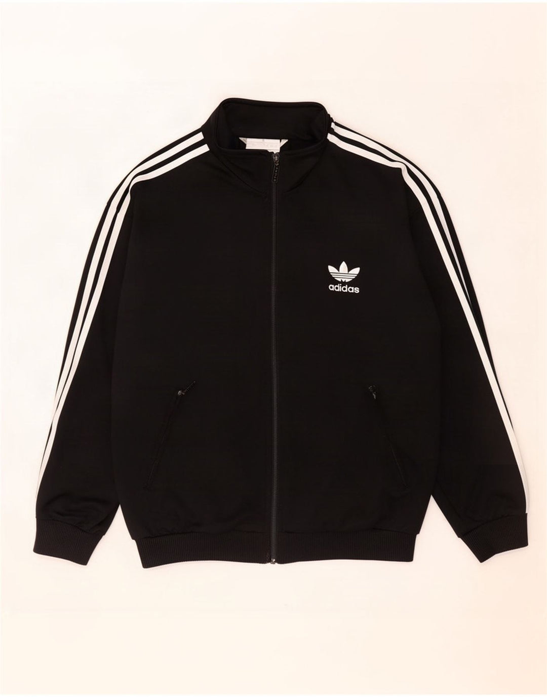 Adidas Træningsdragt til mænd Topjakke UK 36/38 Lille sort polyester