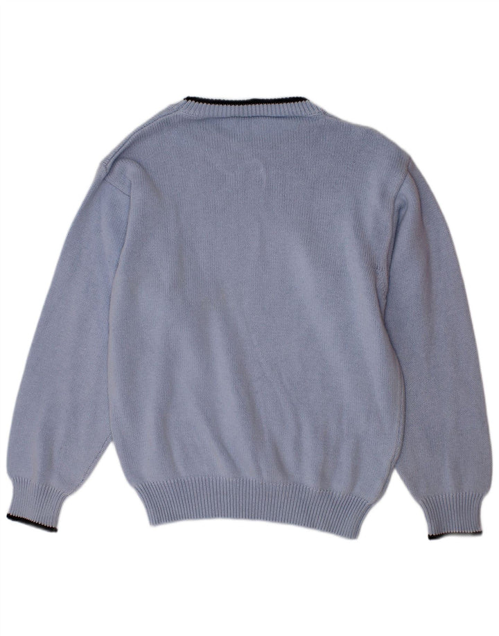 Fred Perry drenge sweater med rund hals 5-6 år blå bomuld