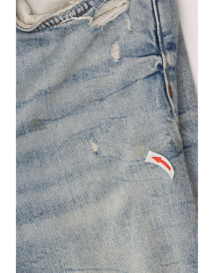 Zara Dame Distressed Slim Jeans EU 38 Small W28 L27 Blå