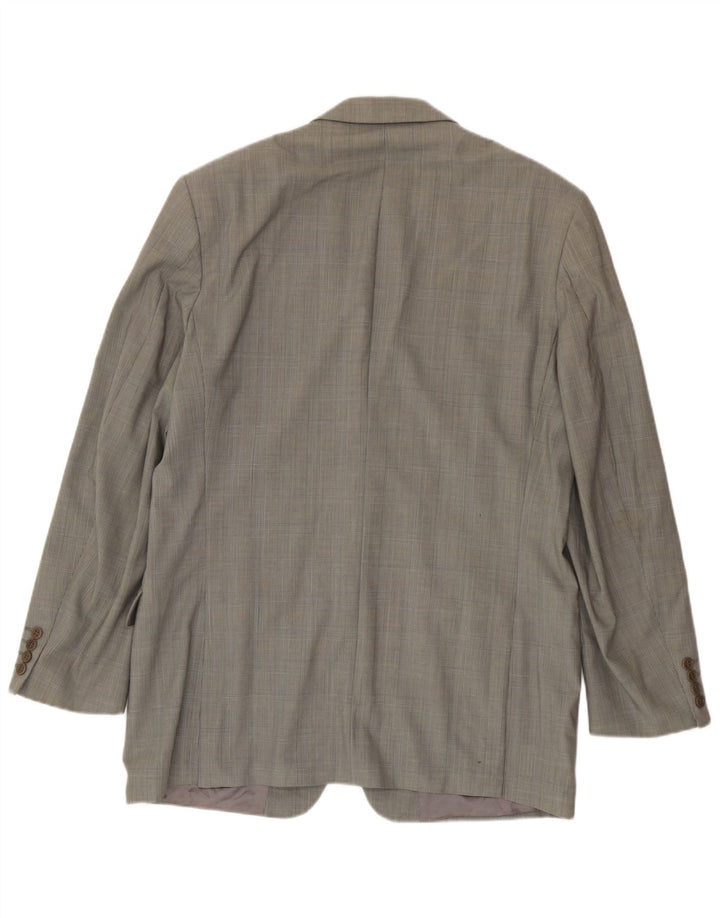 Marks & Spencer Herre 2-knaps blazerjakke UK 42 Large Green Houndstooth