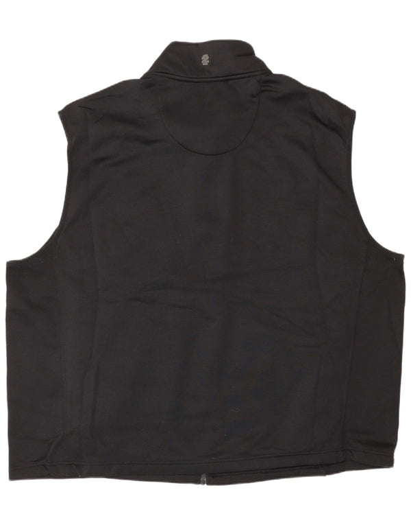 Izod Herre ærmeløs træningsdragt topjakke 3XL sort polyester