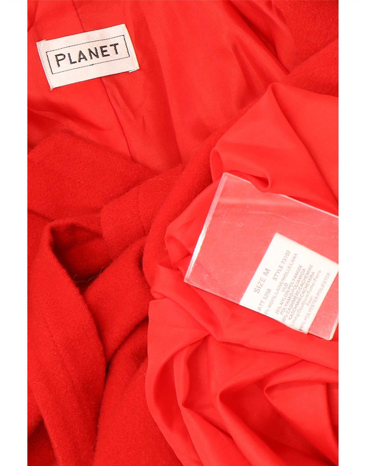 Planet Dame Overfrakke UK 14 Medium Rød Uld