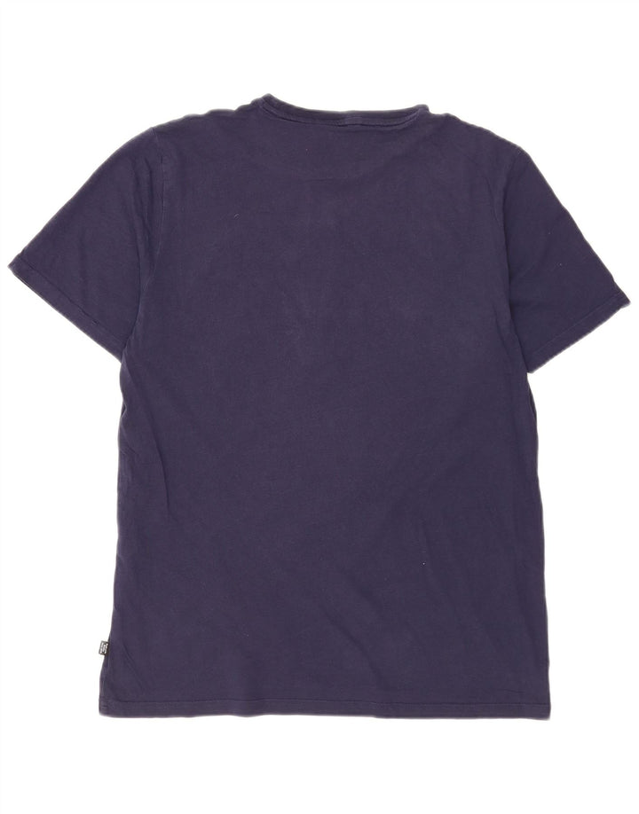 Puma Herre Grafisk T-Shirt Top Stor Marineblå