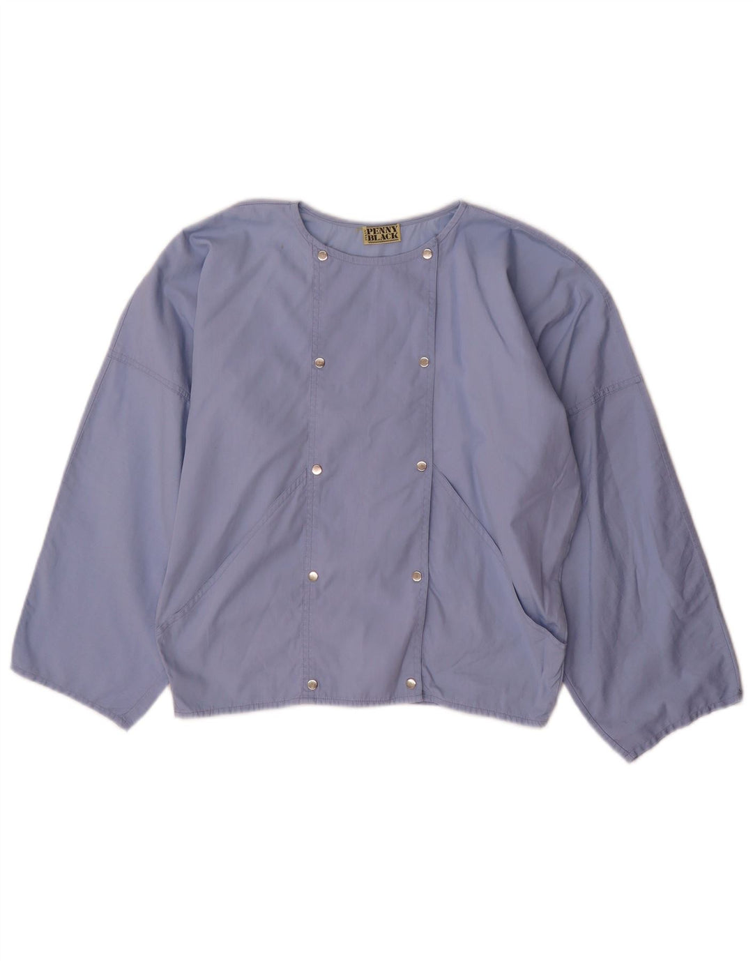 Penny Black Dame Dobbeltradet Bomber Jacket UK 8 Small Blue Cotton