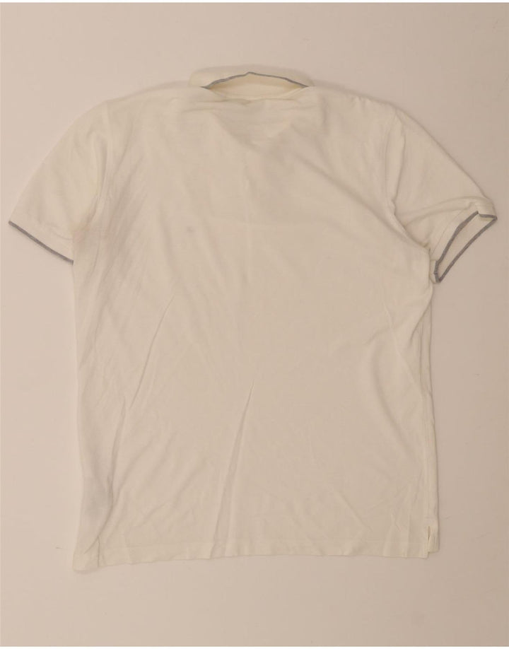 Calvin Klein herre poloskjorte stor hvid bomuld