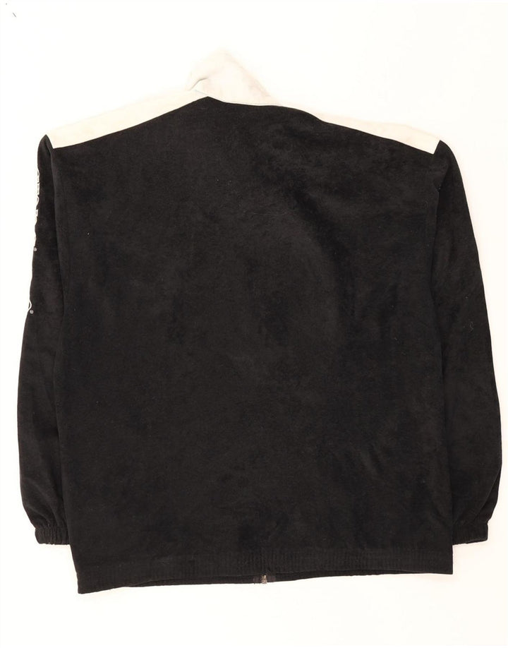 ARENA Mens Graphic Tracksuit Top Jacket Large Black Vintage Arena and Second-Hand Arena from Messina Hembry 