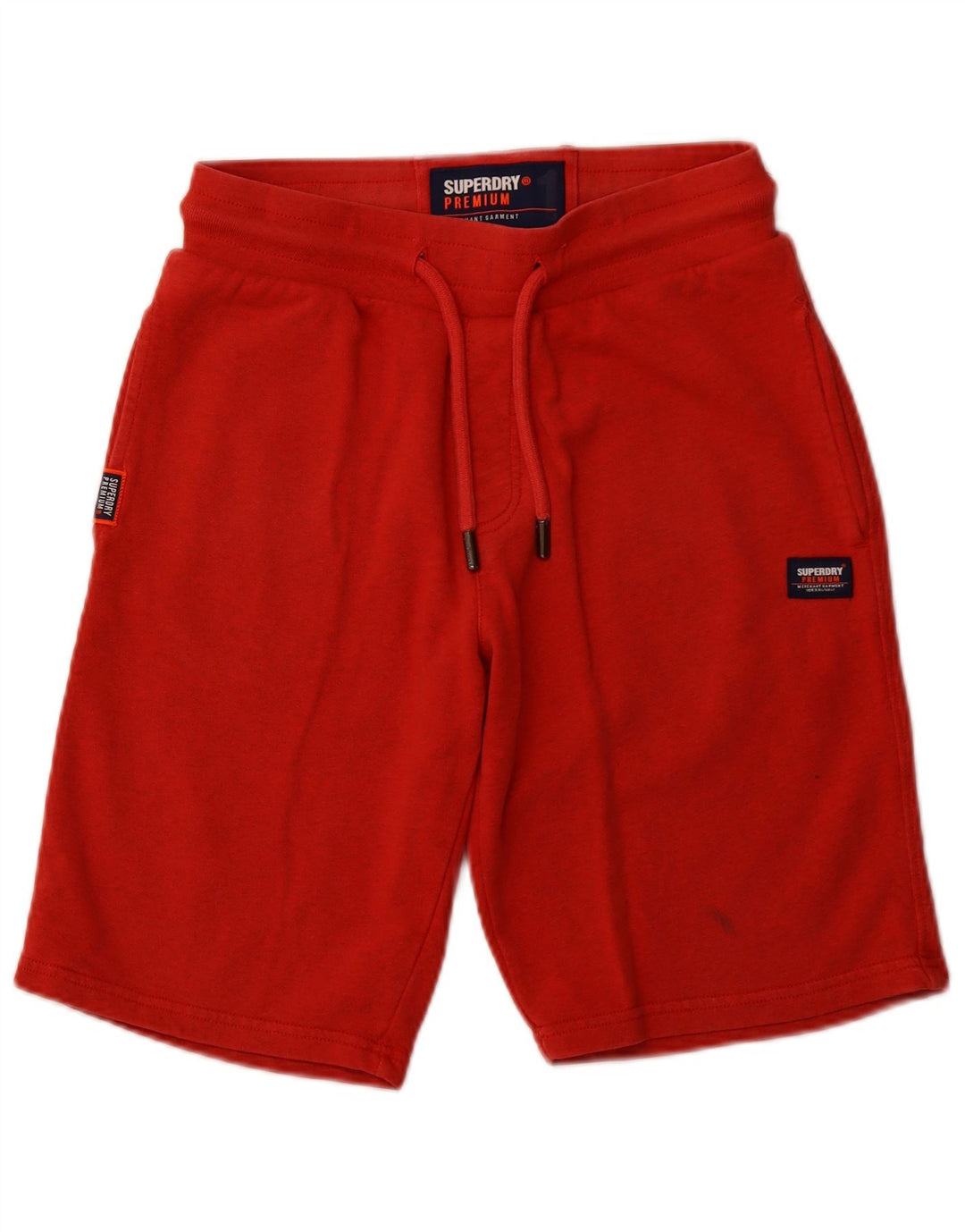 SUPERDRY Mens Sport Shorts Small Black Cotton