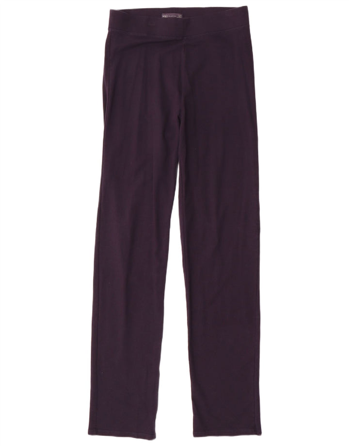 MARKS & SPENCER Leggings til kvinder UK 12 Mellem marineblå bomuld