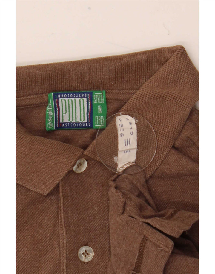 Sergio Tacchini Langærmet herre poloshirt EU 46 Small Beige