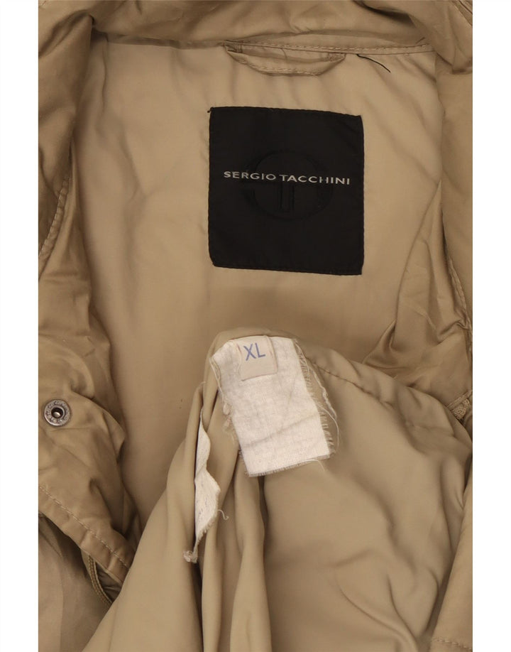 Sergio Tacchini Herre polstret jakke UK 42 XL Beige