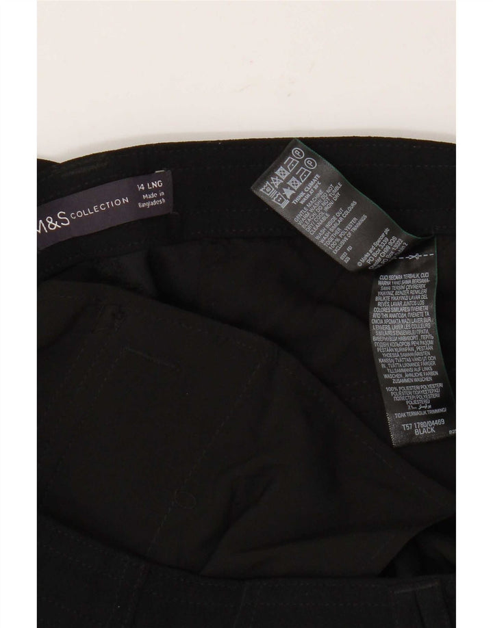 Marks & Spencer Lige Cargo-bukser til kvinder UK 14 Large W34 L32 Sort