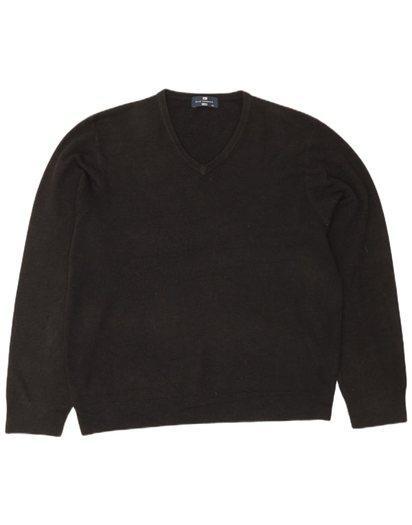 Marks & Spencer Herre Blue Harbor V-hals sweater XL sort akryl