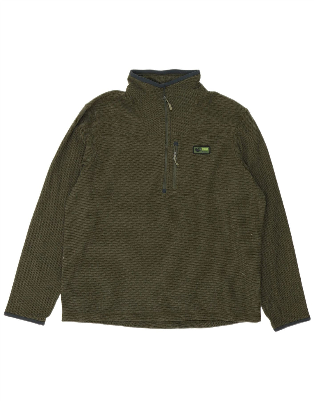 Rab Sweatshirt med lynlås til mænd XL grøn polyester