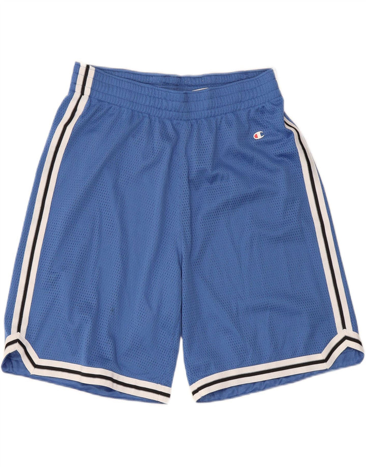 Champion Herre sportsshorts Small Blue Colourblock Polyester