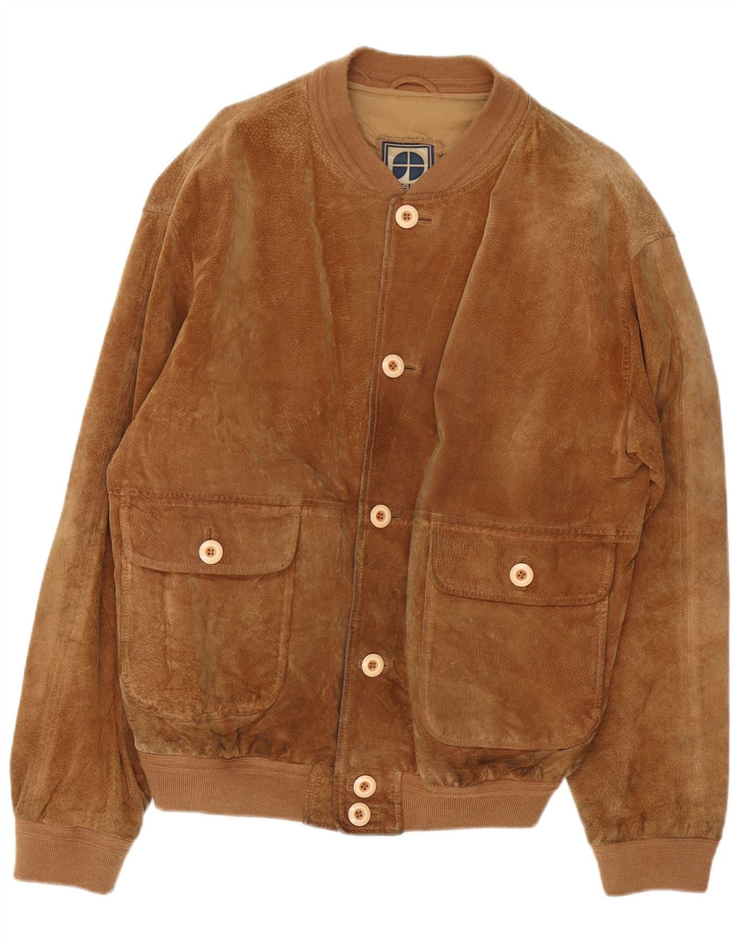 Essebi Herre Ruskind Bomber Jacket IT 54 2XL Brunt Læder