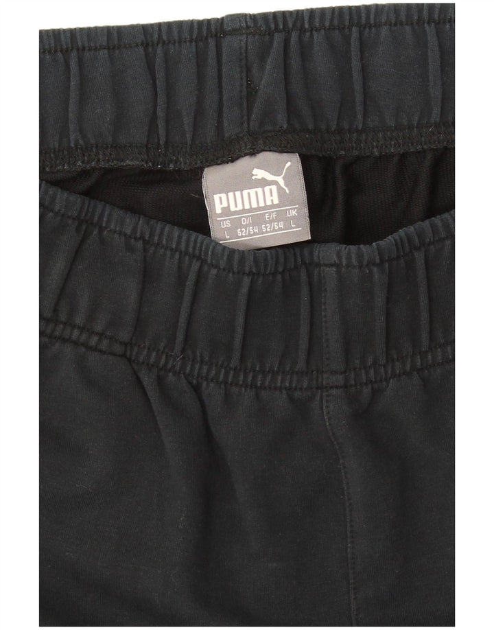 Puma Herre Sportshorts Store Sorte Geometriske