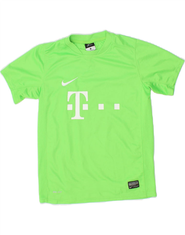 NIKE Boys Dri Fit Graphic T-Shirt Top 10-11 Years Medium  Green Polyester Vintage Nike and Second-Hand Nike from Messina Hembry 