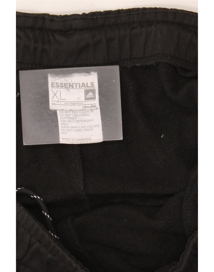 Adidas Herre Climalite Træningsdragt Bukser Joggers XL Sort Polyester