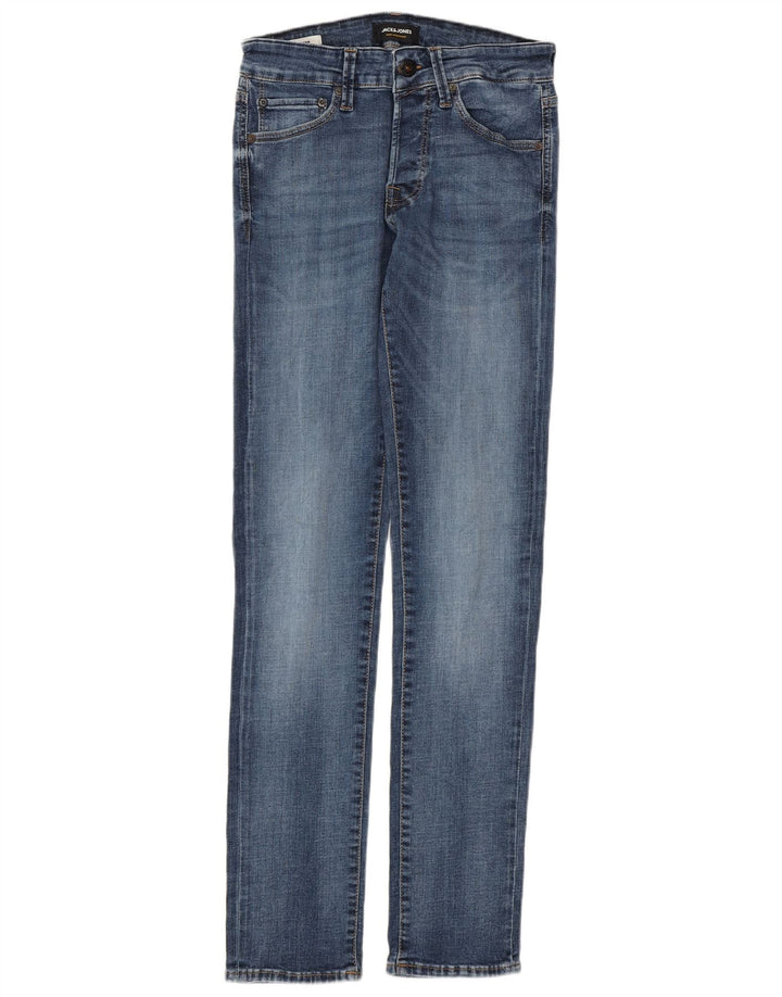 Jack & Jones Herre GLENN Slim Jeans W28 L32 Blå Bomuld
