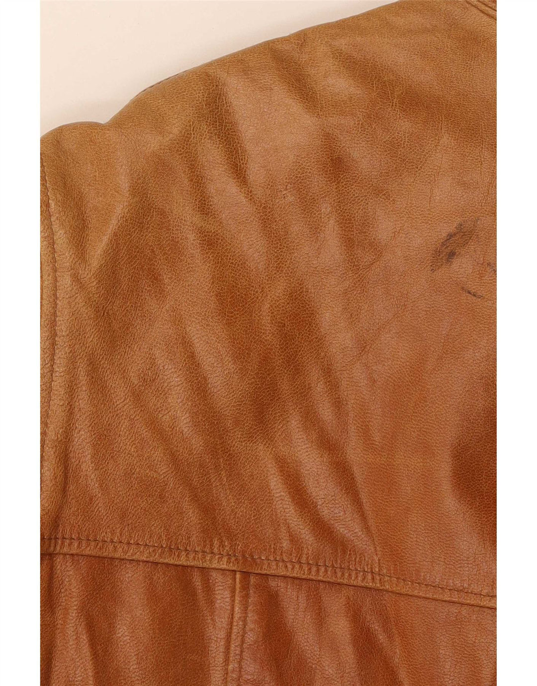 Vintage herre læderjakke IT 52 XL Brun