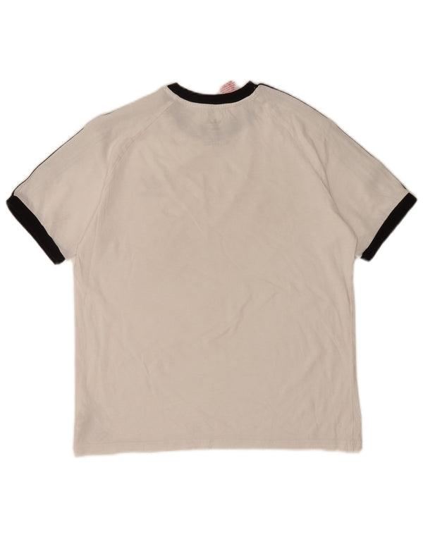 Adidas Boys T-Shirt Top 13-14 år Hvid Bomuld