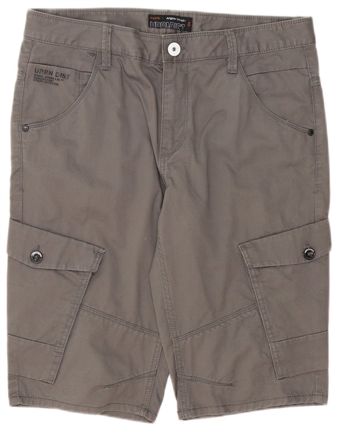 Angelo Litrico Herre Cargo Shorts W34 Large Grå Bomuld