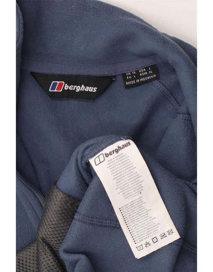 Berghaus Fleecejakke til kvinder UK 14 Medium Blue Polyester