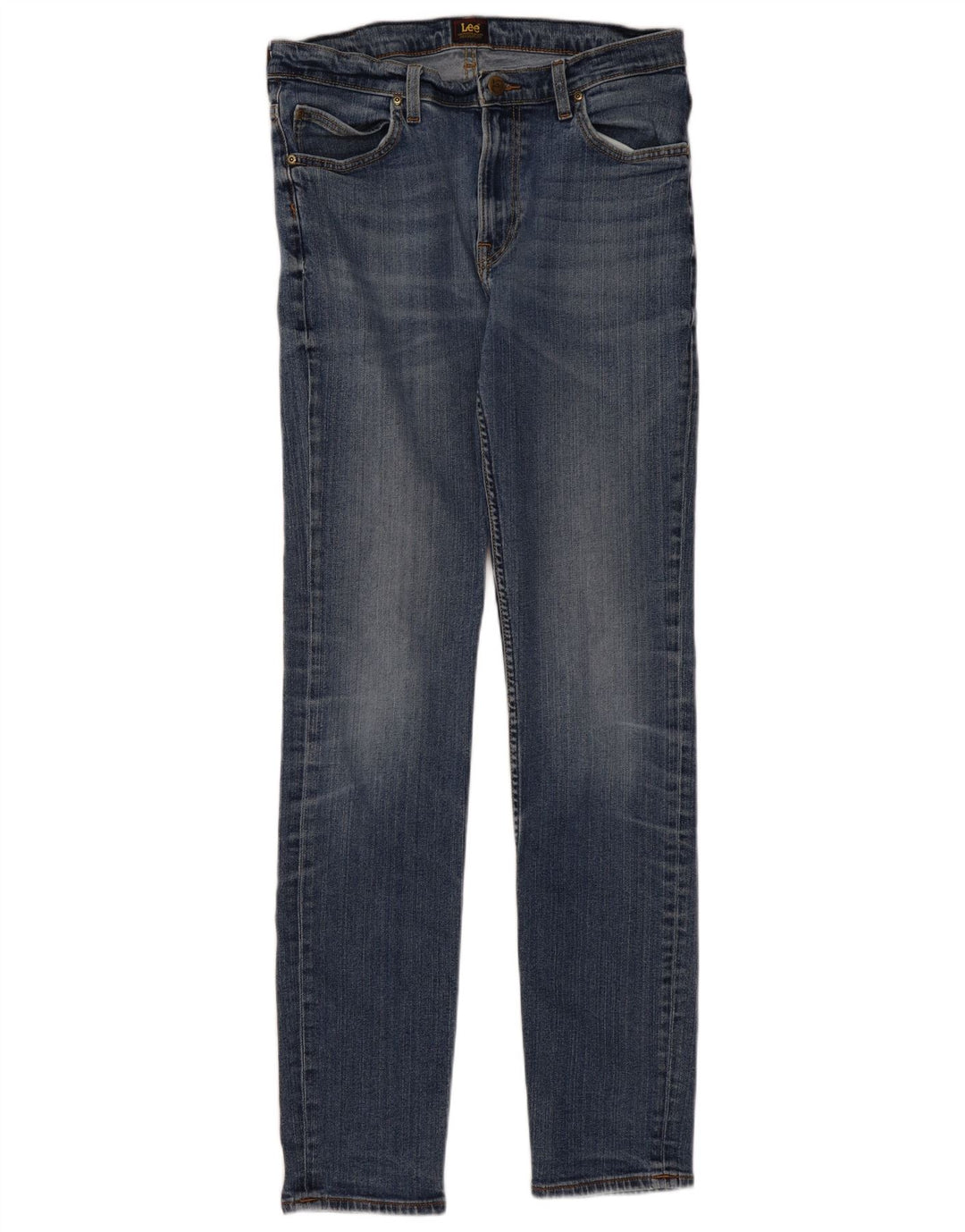 LEE Herre Rider Slim Jeans W34 L33 Blå