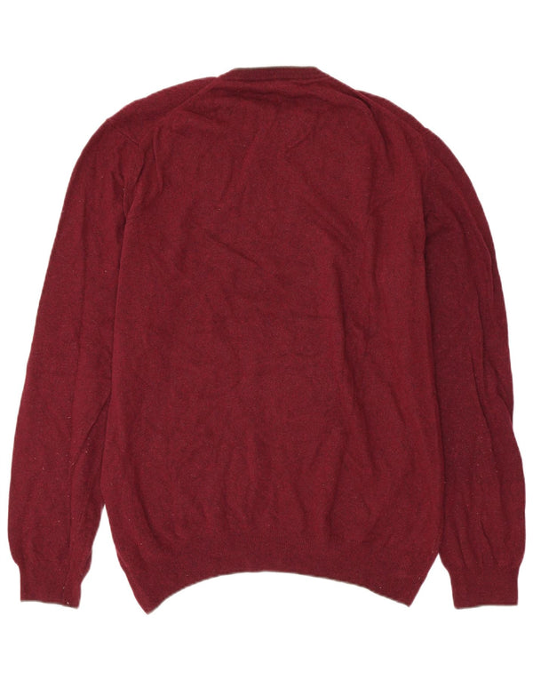 HARMONT & BLAINE Herre sweater med rund hals 3XL Burgund Merinould