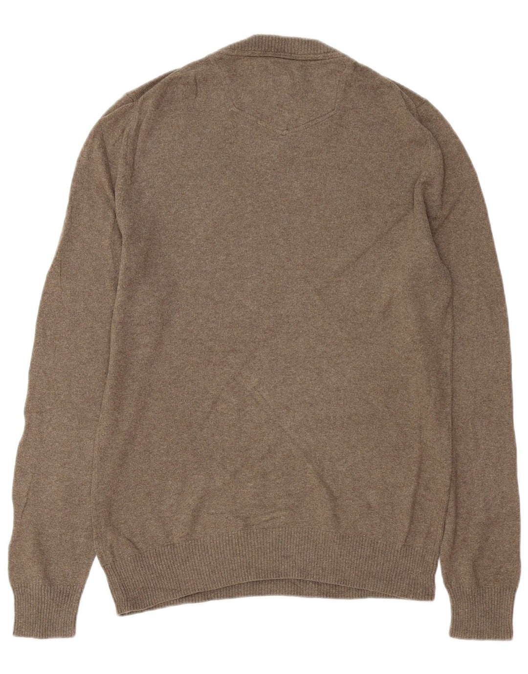 FAT FACE Herre V-hals sweater Medium Grå Bomuld
