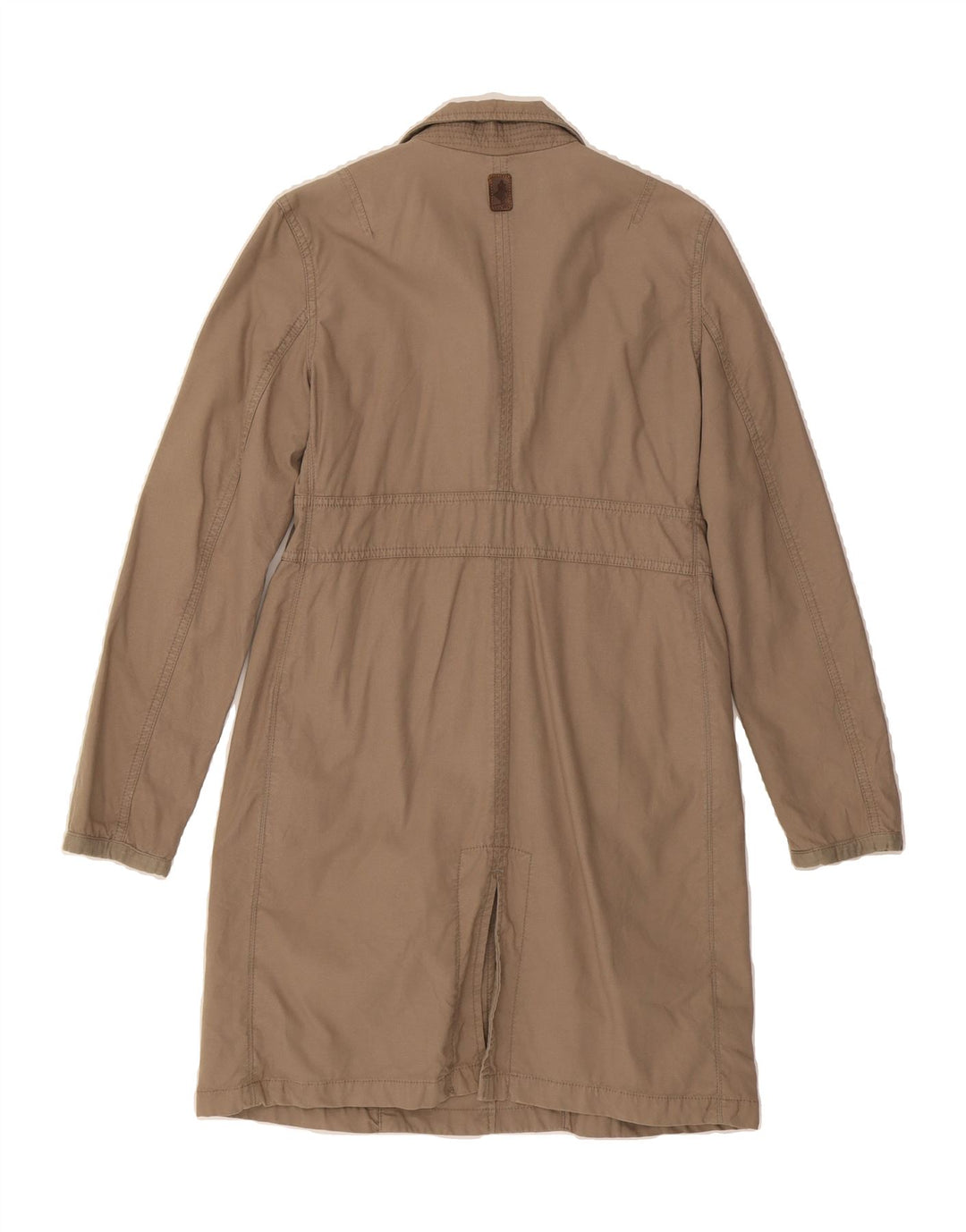 MARLBORO CLASSICS Womens Overcoat IT 40 Small Beige Cotton Vintage Marlboro Classics and Second-Hand Marlboro Classics from Messina Hembry 