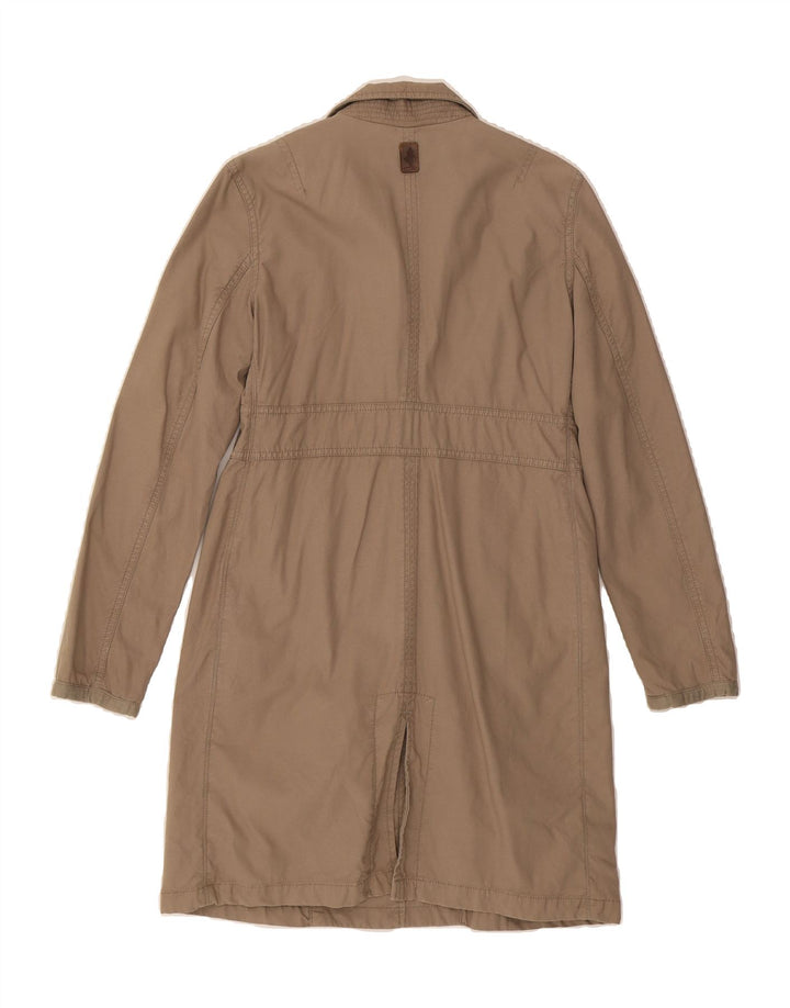 MARLBORO CLASSICS Womens Overcoat IT 40 Small Beige Cotton Vintage Marlboro Classics and Second-Hand Marlboro Classics from Messina Hembry 