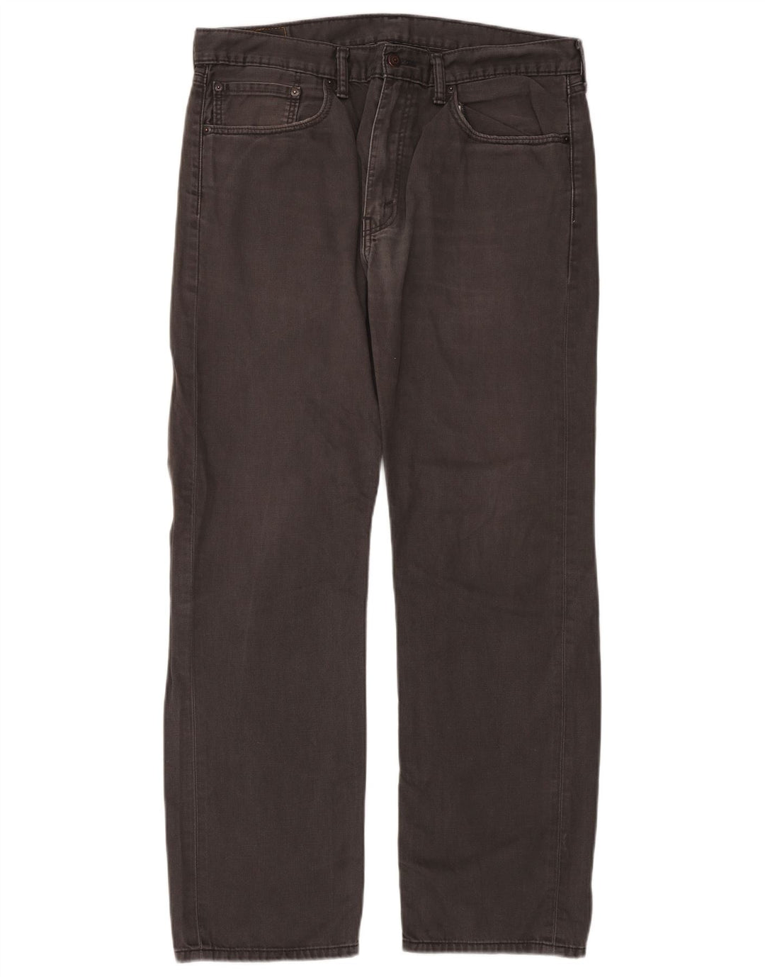 Levi's Herre 505 Straight Jeans W36 L32 Grå Bomuld