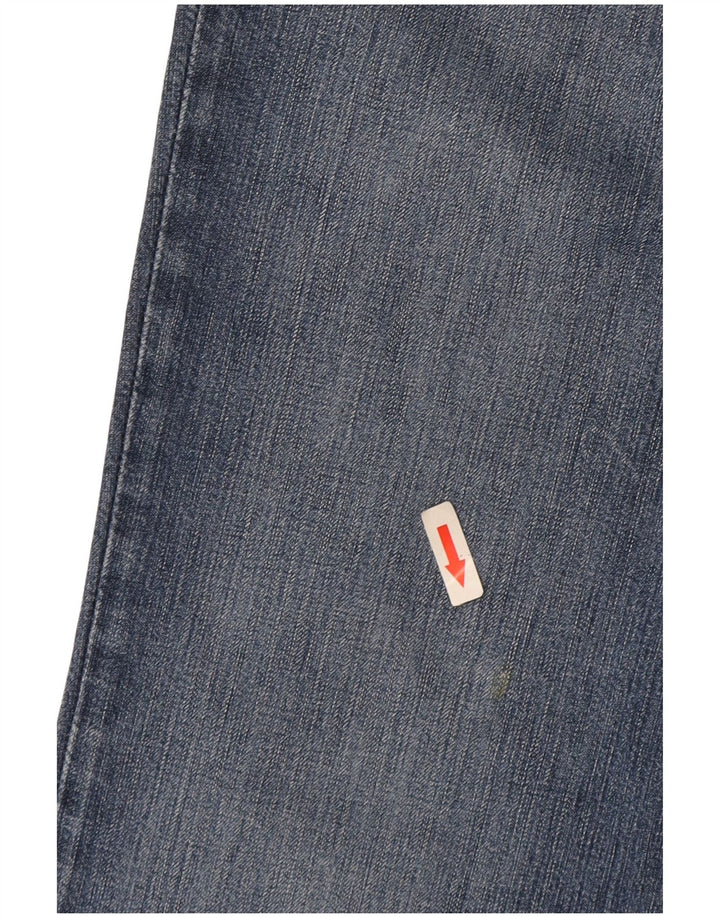 Lacoste Dame Bootcut Jeans Størrelse 40 Medium W27 L31 Blå Bomuld