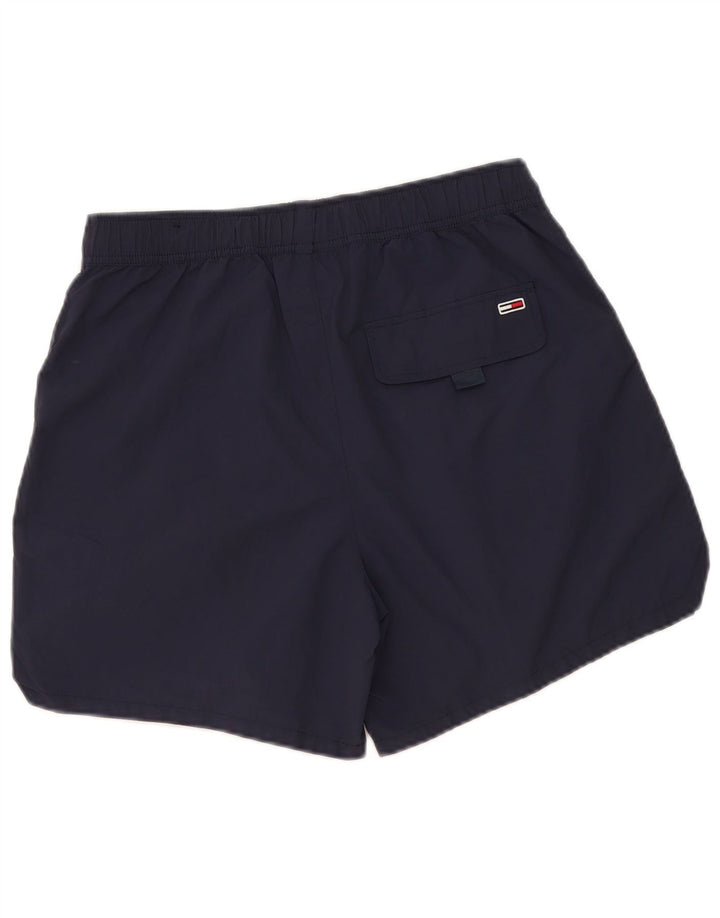 Tommy Hilfiger Herre grafiske svømmeshorts Små marineblå polyamid