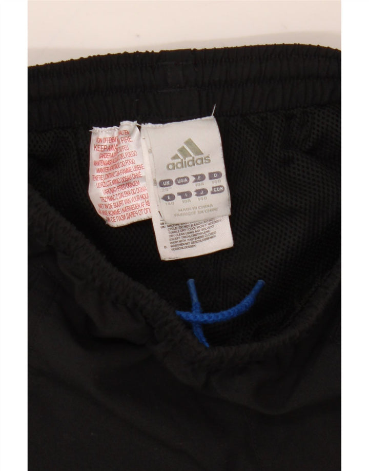 Adidas Drenge Træningsdragt Bukser Joggers 9-10 År Sort Polyester